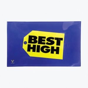 Best High Shatter Proof Glass Rolling Tray