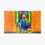 Shatter Proof Glass Rolling Tray Van Gogh
