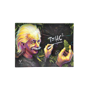 Shatter Proof Glass Rolling Tray Einstein