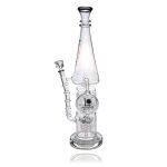 Lookah Glass Genie Tower Bong Black Side